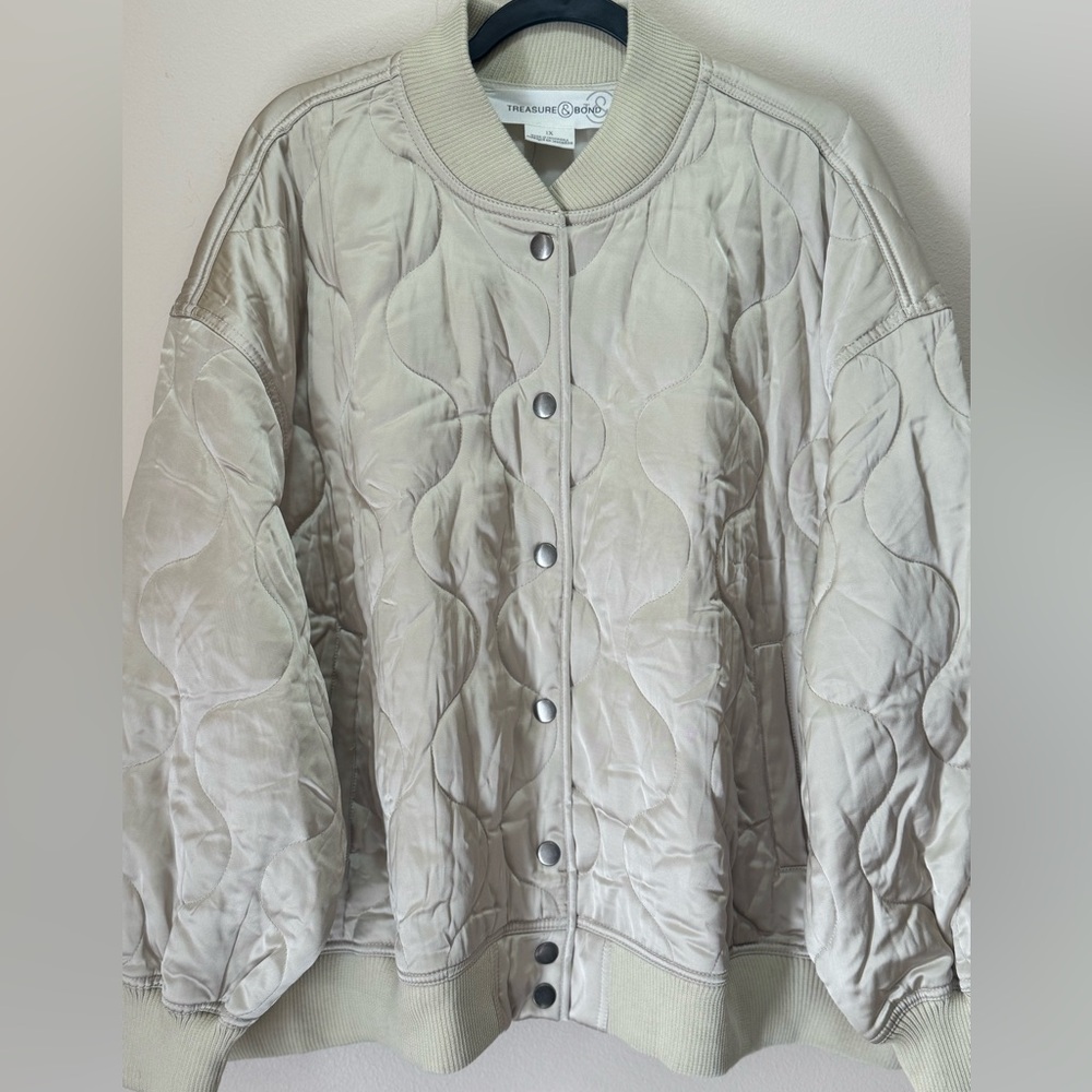 NWT Treasure & Bond Quilted Jacket
